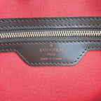 Louis Vuitton Tote Damier Chelsea Handbag Shoulder Brown Gold — view 5