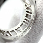Tiffany & Co Ring Atlas Open Heart 18k WG White Gold Diamond