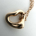 Tiffany & Co Necklace Elsa Peretti Open Heart 18k PG Gold — view 8