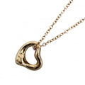 Tiffany & Co Necklace Elsa Peretti Open Heart 18k PG Gold