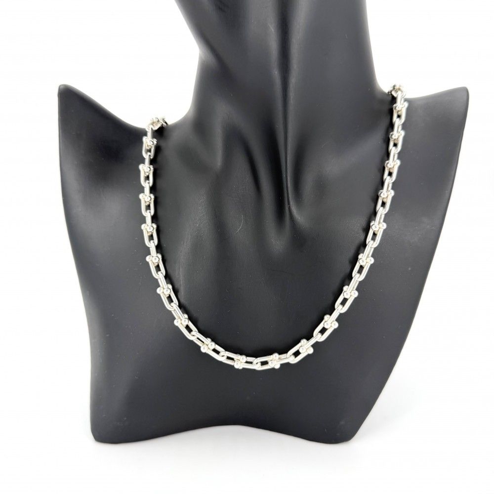 Tiffany & Co Necklace Small Link 925 Sterling Silver — view 2