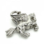 Hermes Key Holder Cadena Charm Pegasus Silver — view 3