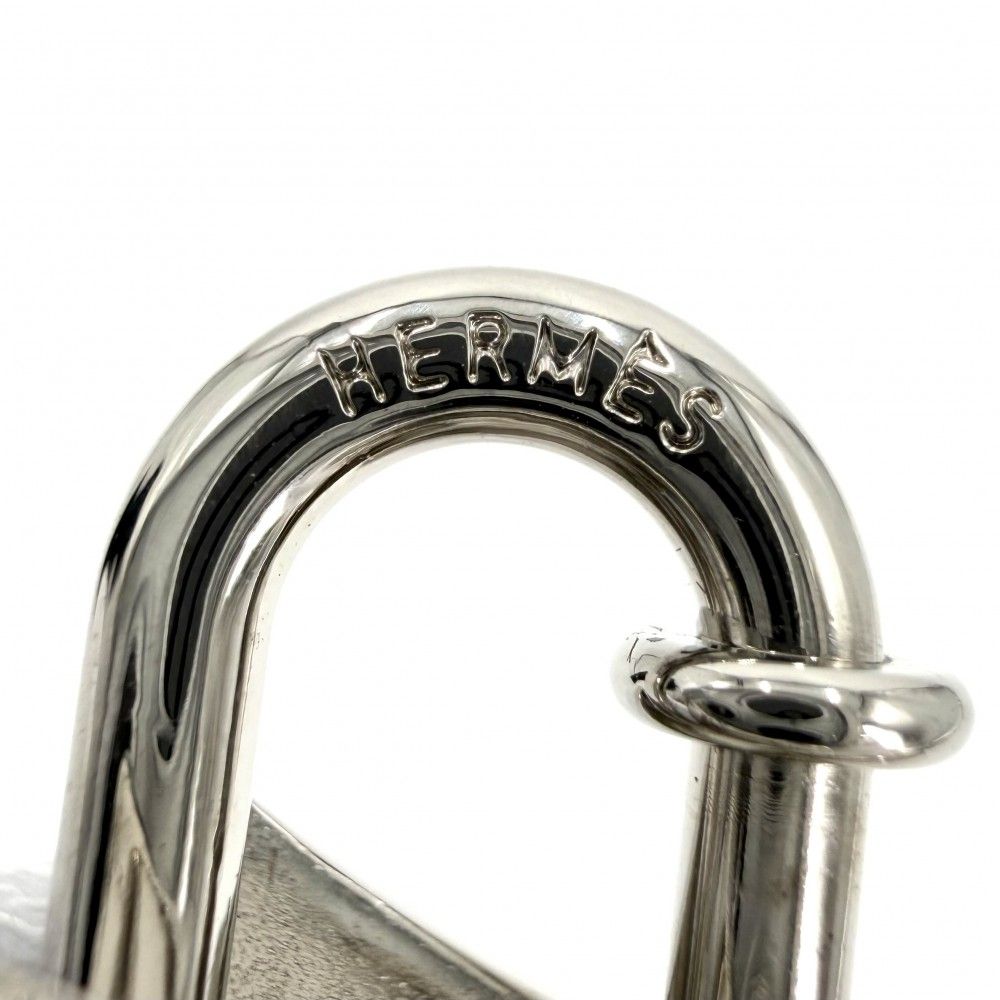 Hermes Key Holder Cadena Charm Pegasus Silver — view 4