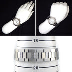Cartier Watch Pasha C White Dial Date Luminous Index Hands SS Automatic Winding — view 9