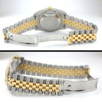 Rolex Watch Datejust Roulett 10 Points Diamond Index Silver Computer Dia Date — view 3