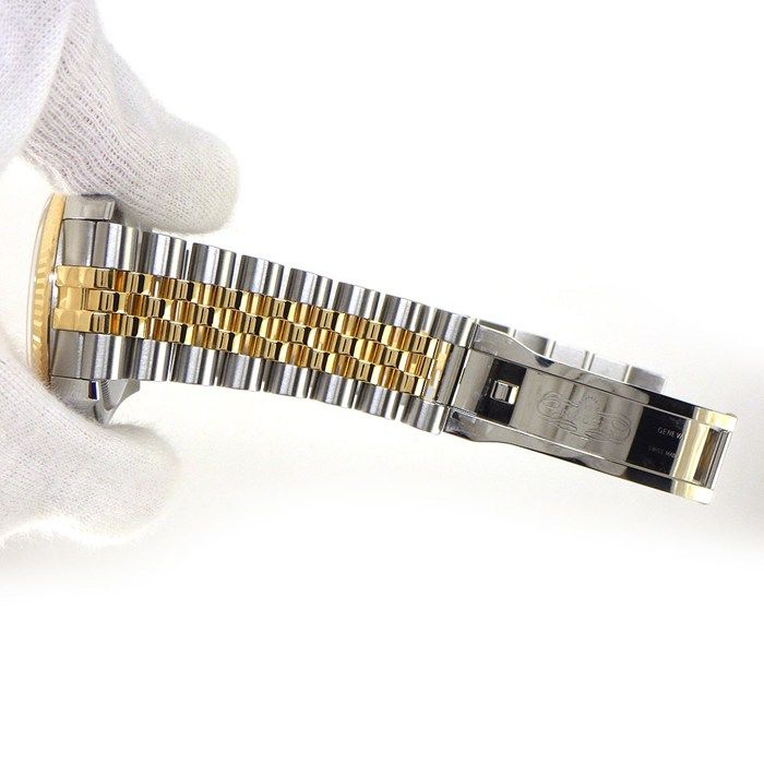 Rolex Watch Datejust Roulett 10 Points Diamond Index Silver Computer Dia Date — view 8