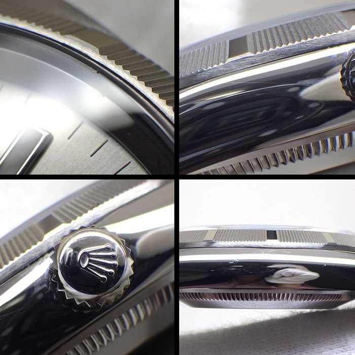 Rolex Watch Air King No Roulett Sunray Silver Dial Luminous Index Hand SS — view 6