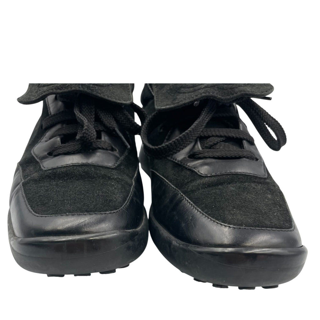 Chanel Sneakers Leather CC Logo Low Cut Black Suede Junk — view 5