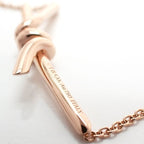 Tiffany & Co Knot Necklace 18k Pink Gold Polished 12058 — view 6