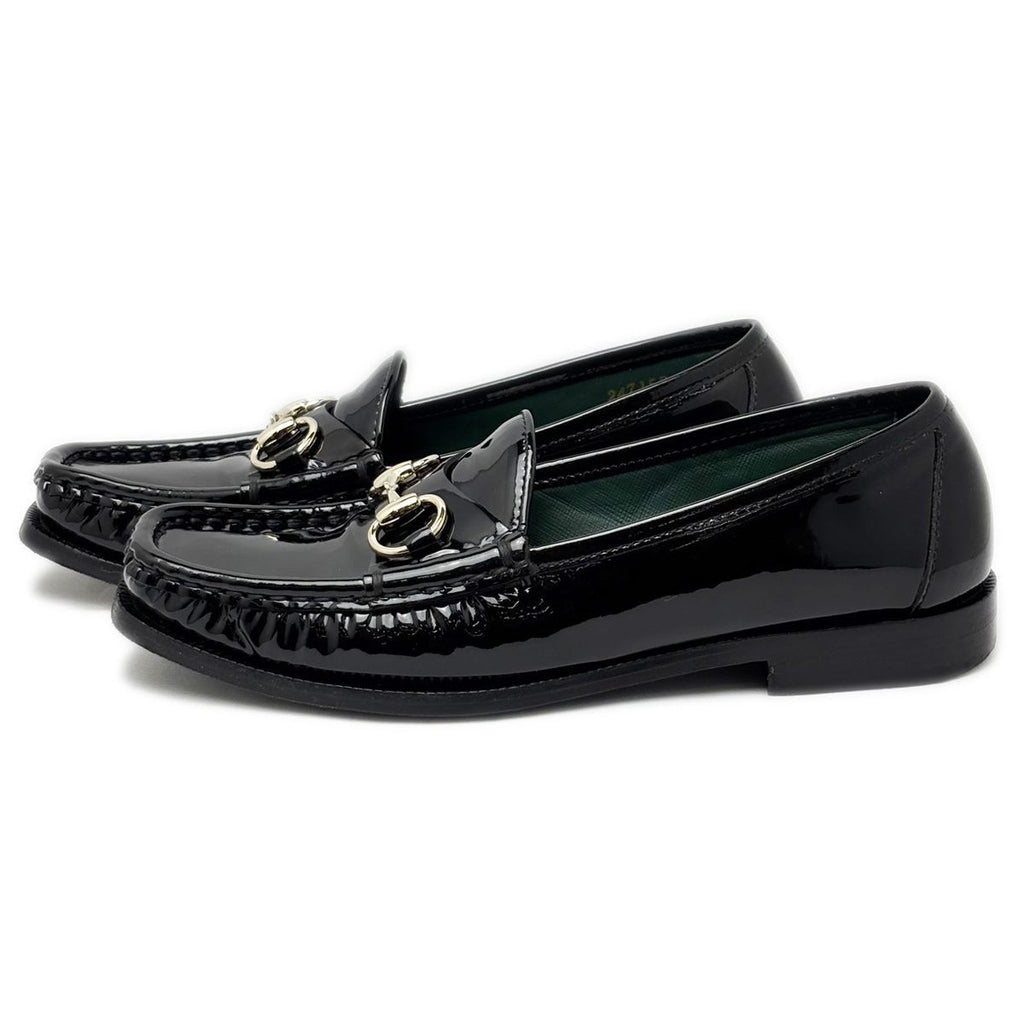 Gucci Loafers Horsebit Patent Leather Black — view 2