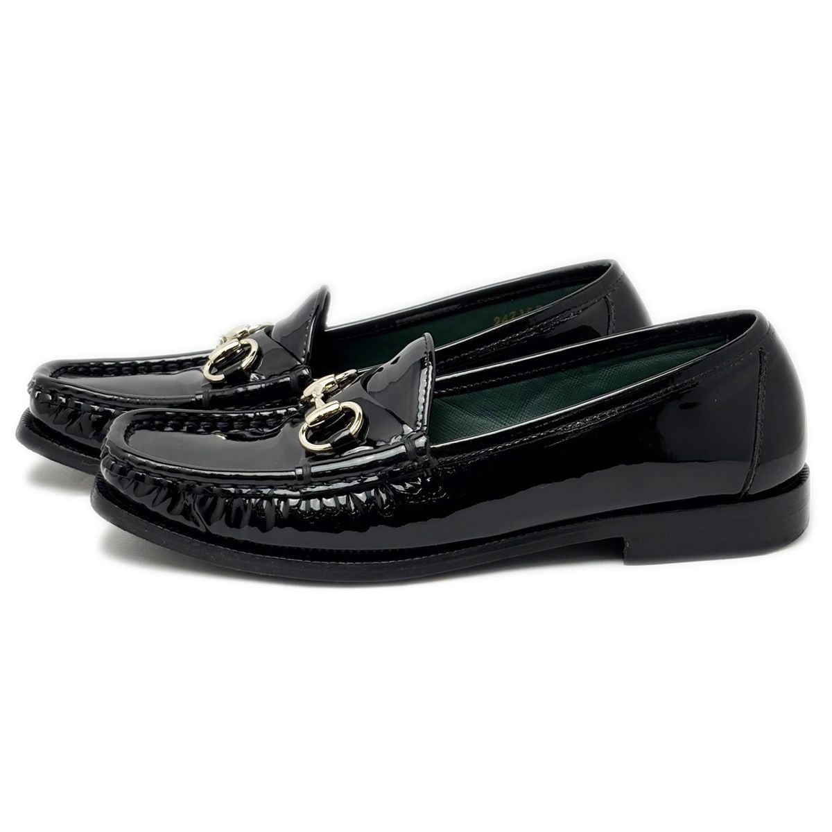Gucci Loafers Horsebit Patent Leather Black — view 2