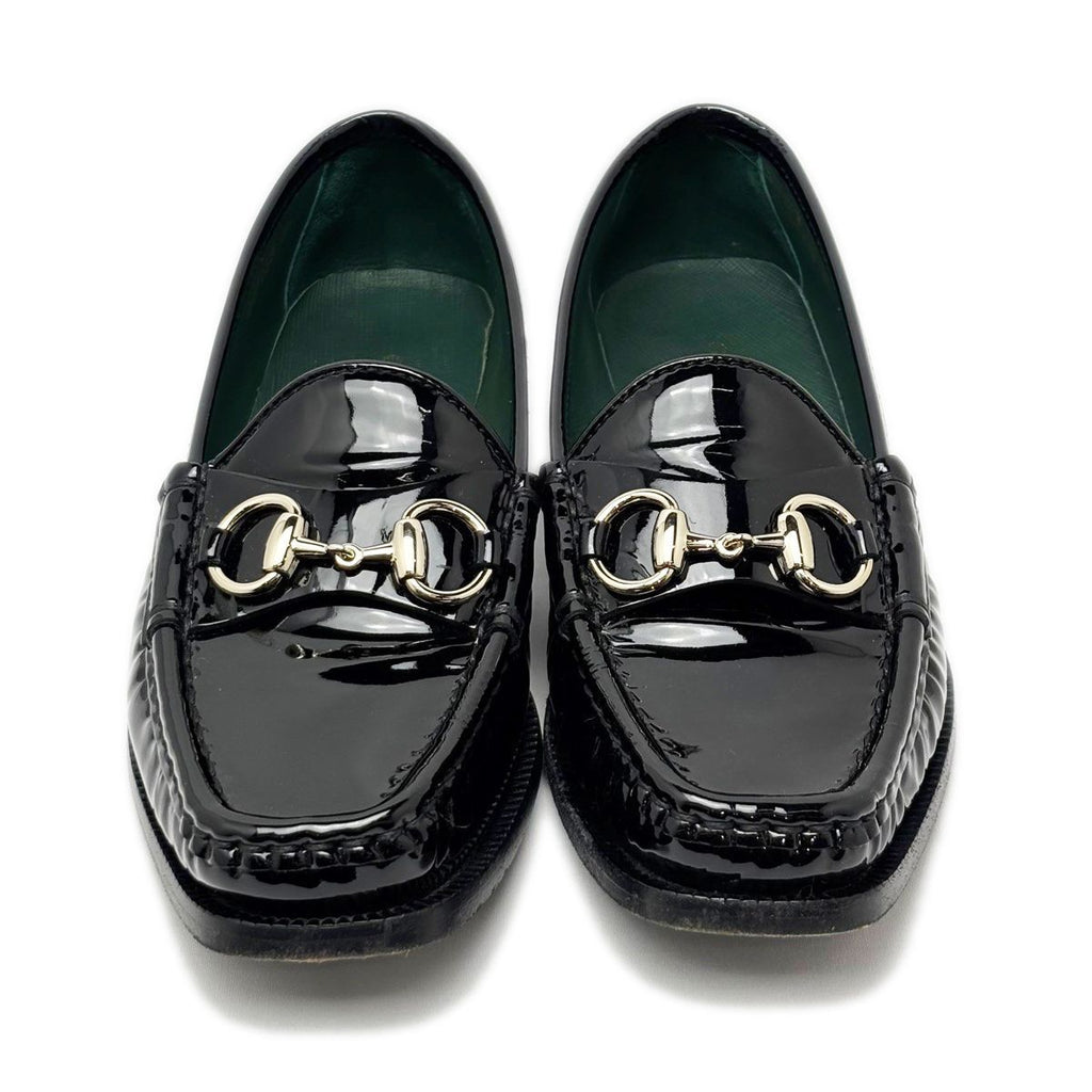 Gucci Loafers Horsebit Patent Leather Black — view 3