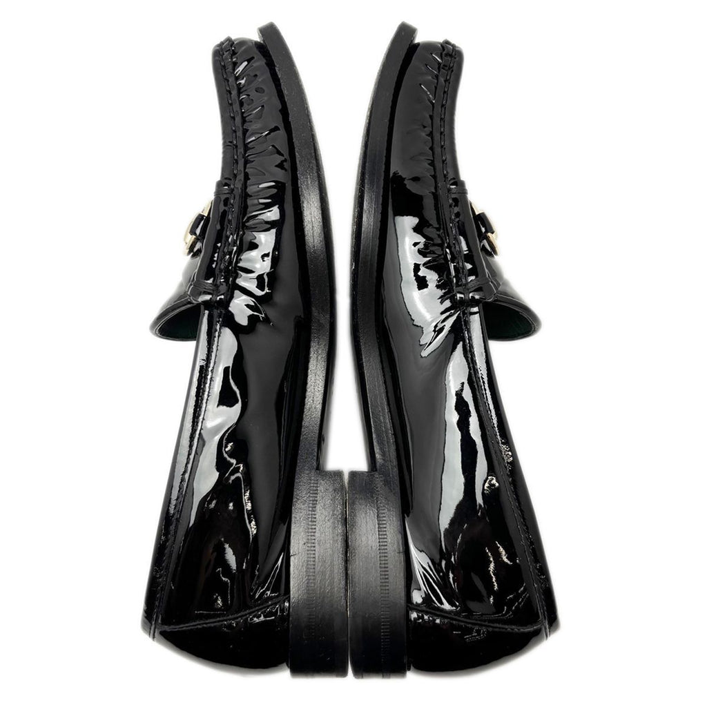 Gucci Loafers Horsebit Patent Leather Black — view 6