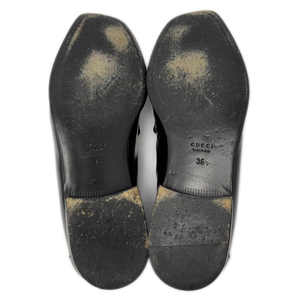 Gucci Loafers Horsebit Patent Leather Black — view 8