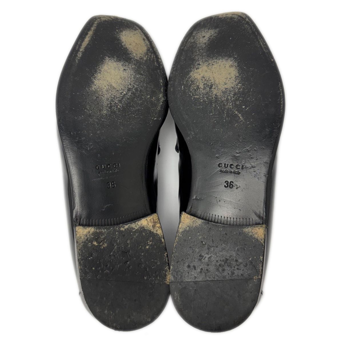 Gucci Loafers Horsebit Patent Leather Black — view 8