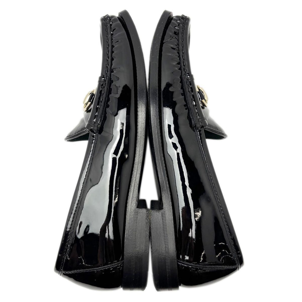 Gucci Loafers Horsebit Patent Leather Black — view 5