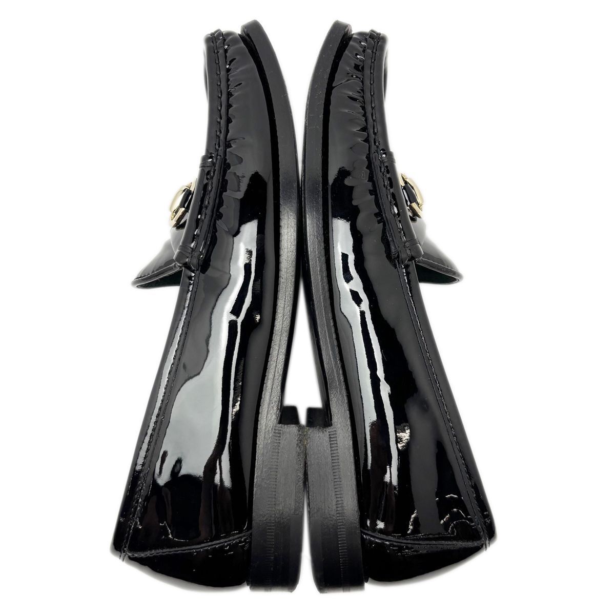 Gucci Loafers Horsebit Patent Leather Black — view 5