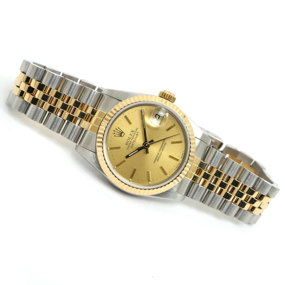 Rolex Datejust Champagne No SS YG Watch Automatic Winding — view 9