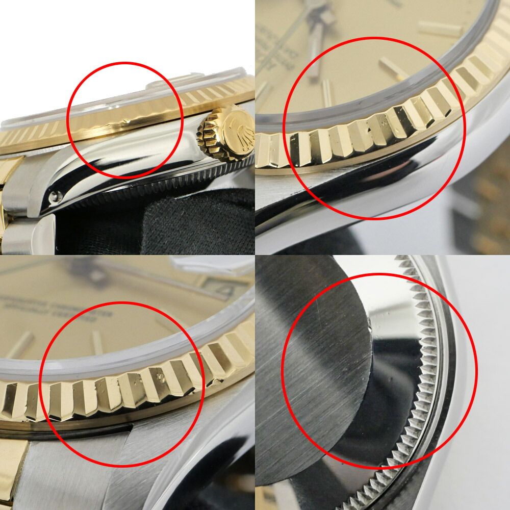 Rolex Datejust Champagne No SS YG Watch Automatic Winding — view 8