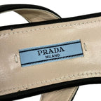 Prada Sandals 37 Black Platform Strap — view 5
