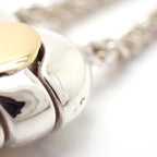 Tiffany & Co Heart Puzzle Necklace 925 750 Silver 18k Yellow Gold Yg Combination — view 8
