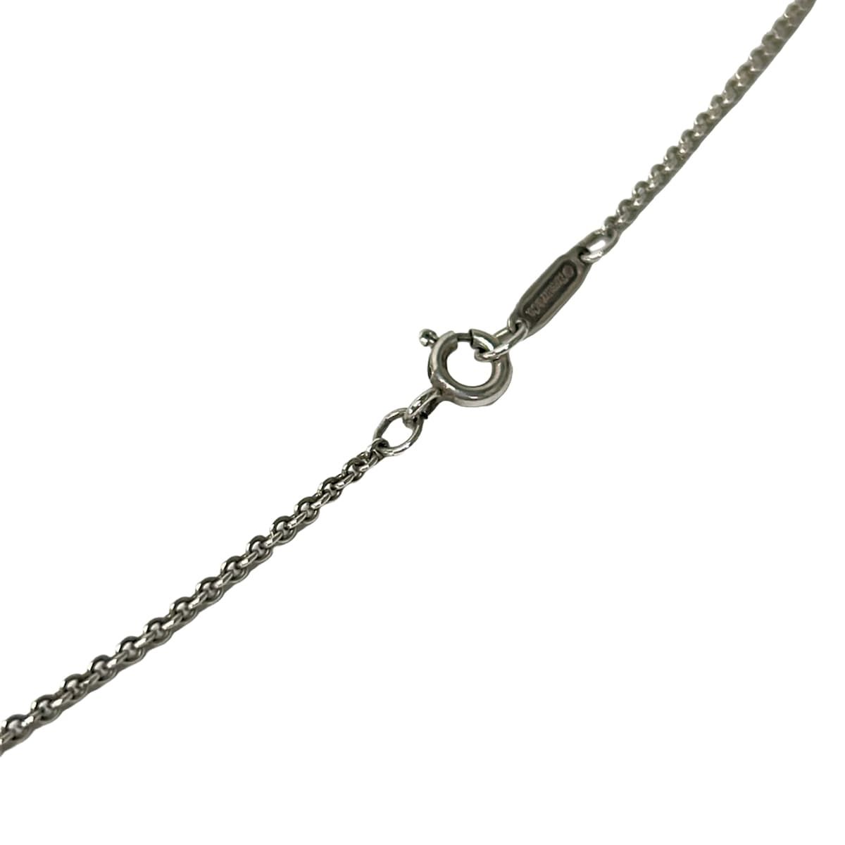 Tiffany & Co Necklace Cross 18k Yellow Gold Silver — view 4