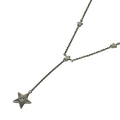 Tiffany & Co Necklace Star Link Diamond Silver 0.07 Carat
