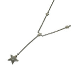 Tiffany & Co Necklace Star Link Diamond Silver 0.07 Carat