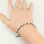 Tiffany & Co Venetian 925 Sterling Silver Bracelet 18.5 cm — view 4