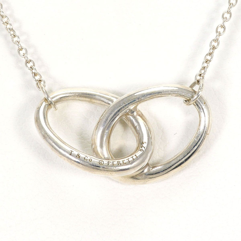 Tiffany & Co Double Loop 925 Sterling Silver Necklace 45 cm — view 3