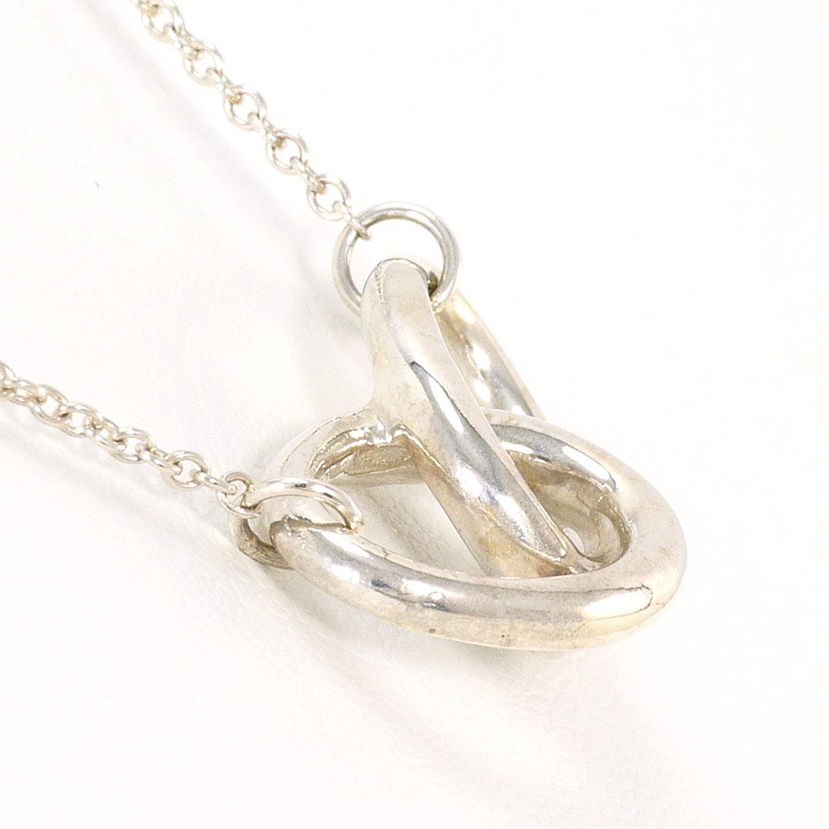 Tiffany & Co Double Loop 925 Sterling Silver Necklace 45 cm — view 2