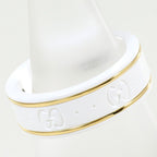 Gucci Icon 18k Yellow Gold Ceramic Ring — view 2