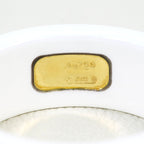 Gucci Icon 18k Yellow Gold Ceramic Ring — view 5