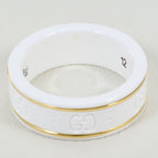 Gucci Icon 18k Yellow Gold Ceramic Ring — view 3