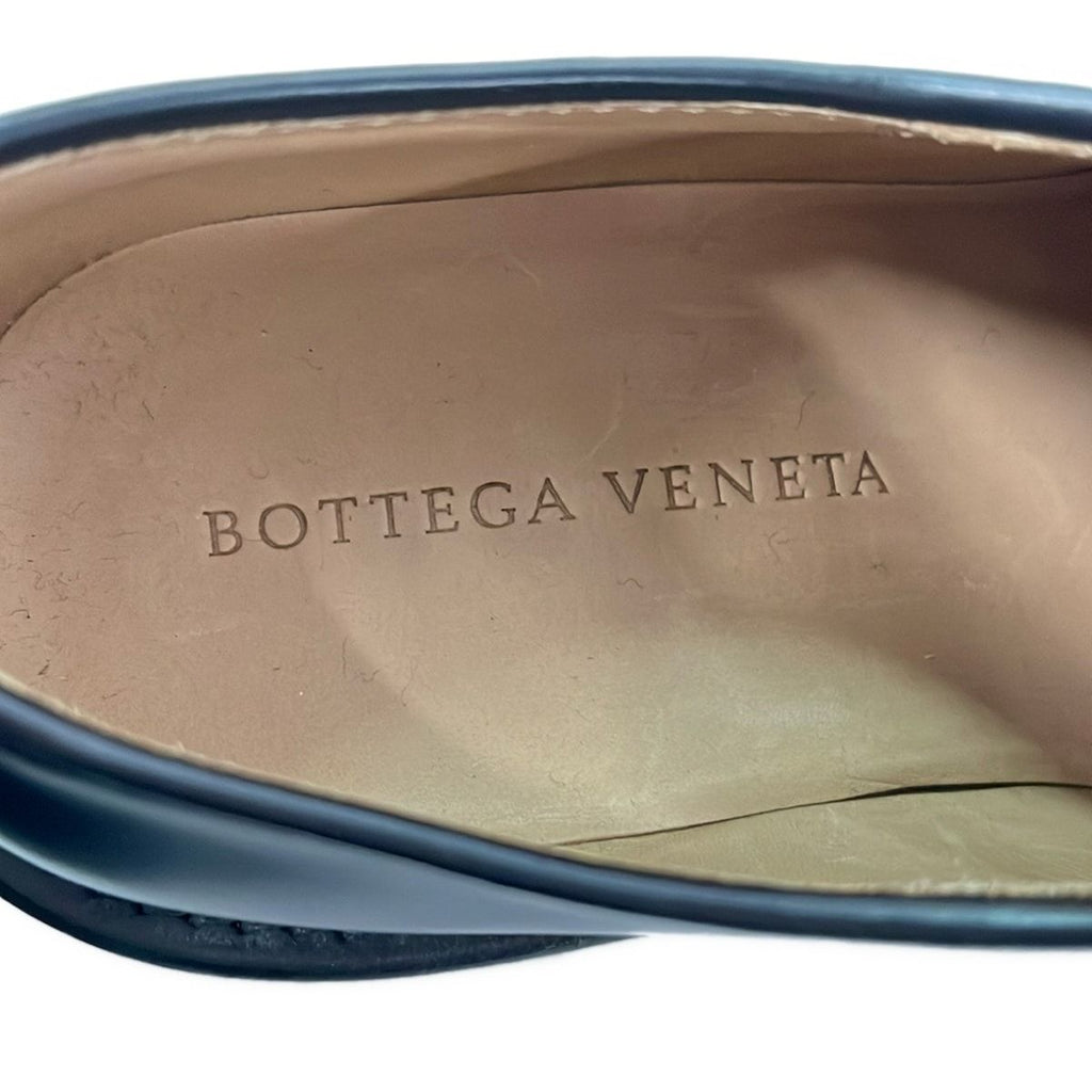 Bottega Veneta Shoes 40 Black Maxi Intrecciato Leather — view 5