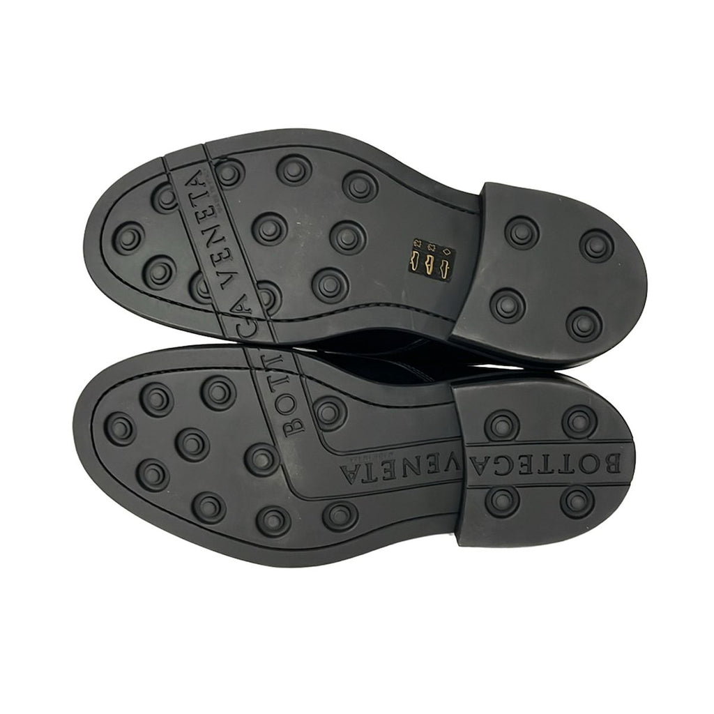 Bottega Veneta Shoes 40 Black Maxi Intrecciato Leather — view 4