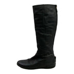 Gucci Long Boots 35.5 Black Sherry Leather