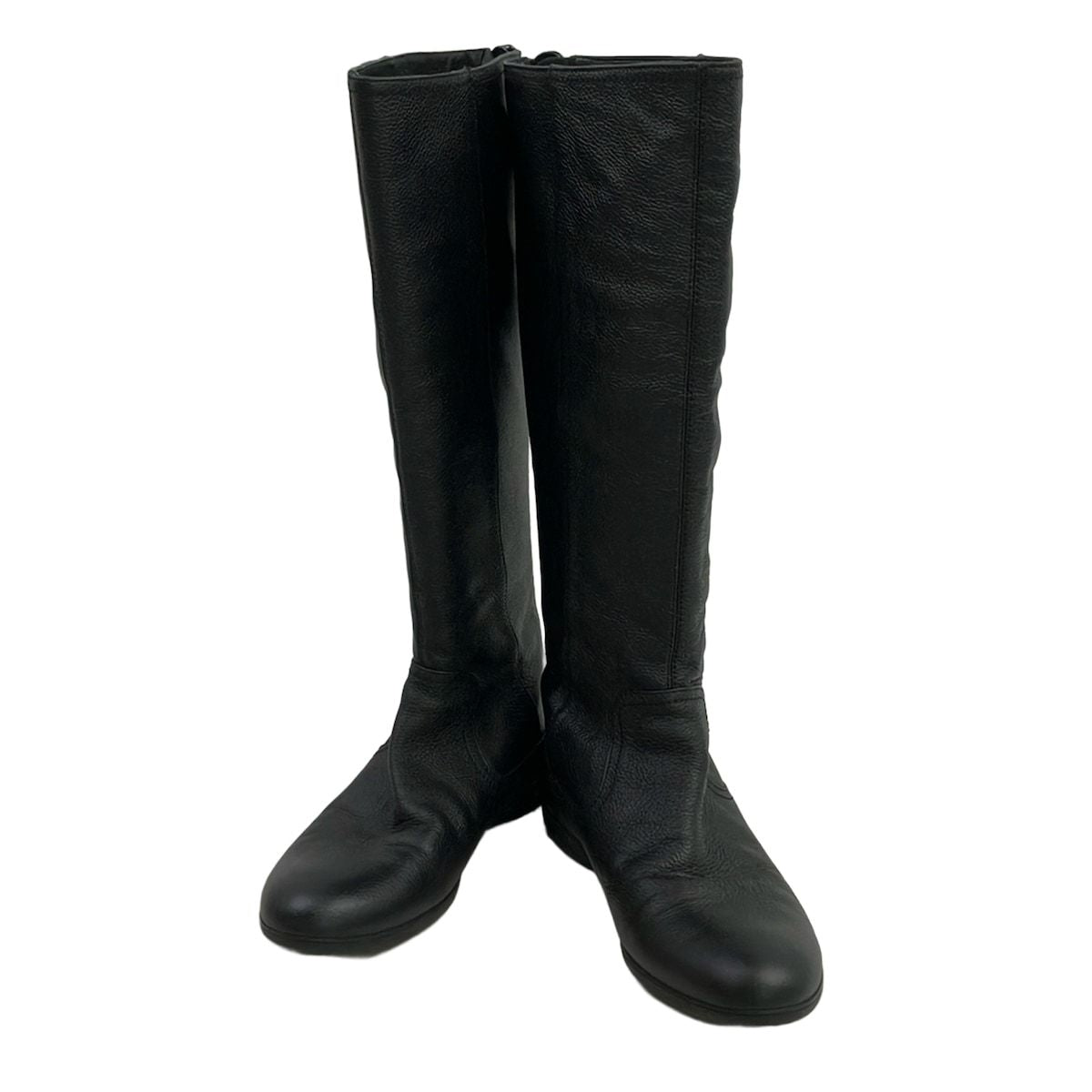Gucci Long Boots 35.5 Black Sherry Leather — view 2