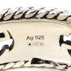 Gucci Interlocking Flower 925 Sterling Silver Ring — view 4