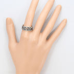 Gucci Interlocking Flower 925 Sterling Silver Ring — view 7