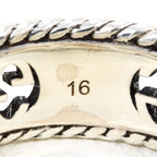 Gucci Interlocking Flower 925 Sterling Silver Ring — view 6