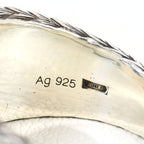 Gucci Interlocking Arabesque 925 Sterling Silver Ring — view 4