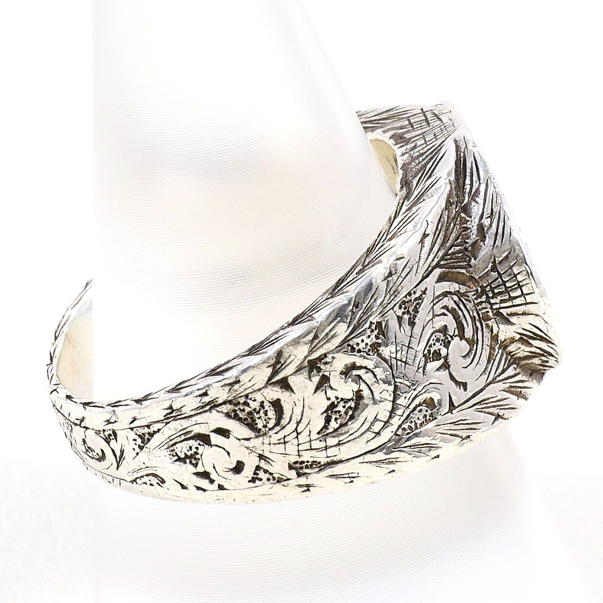 Gucci Interlocking Arabesque 925 Sterling Silver Ring — view 2