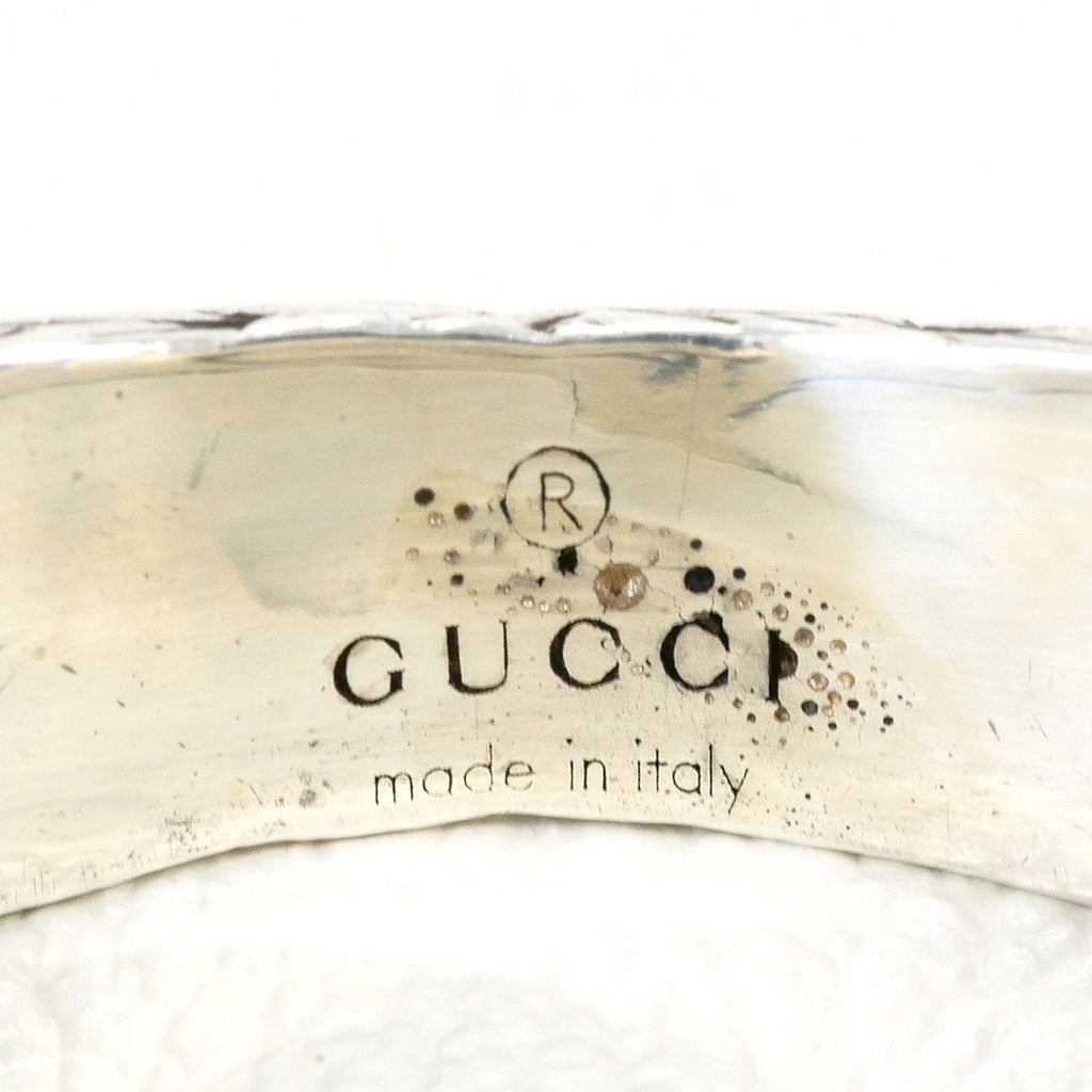 Gucci Interlocking Arabesque 925 Sterling Silver Ring — view 5