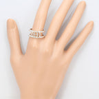 Gucci Interlocking Open 925 Sterling Silver Ring — view 6