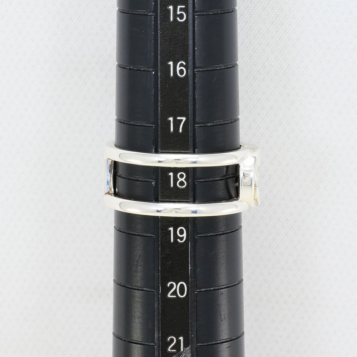 Gucci Interlocking Open 925 Sterling Silver Ring — view 7