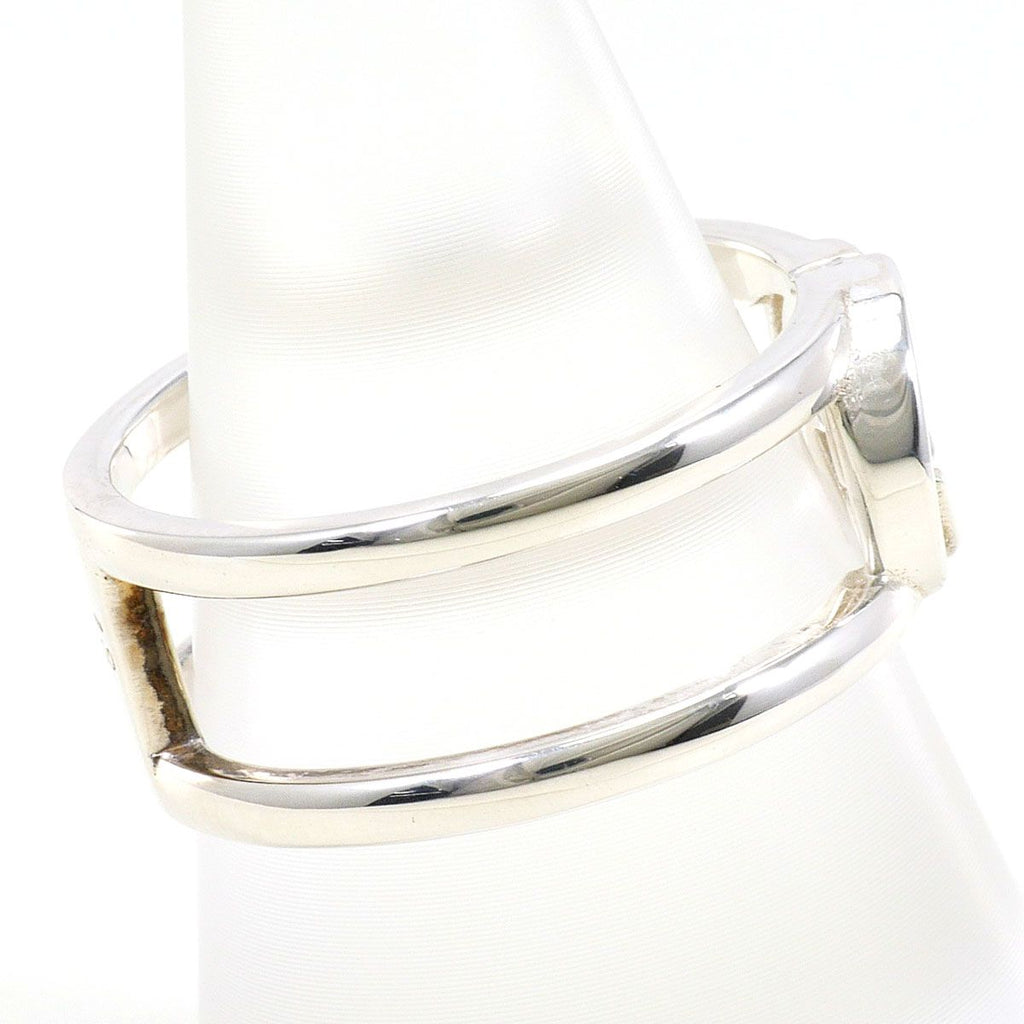 Gucci Interlocking Open 925 Sterling Silver Ring — view 2