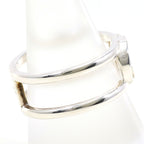 Gucci Interlocking Open 925 Sterling Silver Ring — view 2