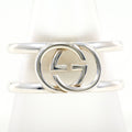 Gucci Interlocking Open 925 Sterling Silver Ring