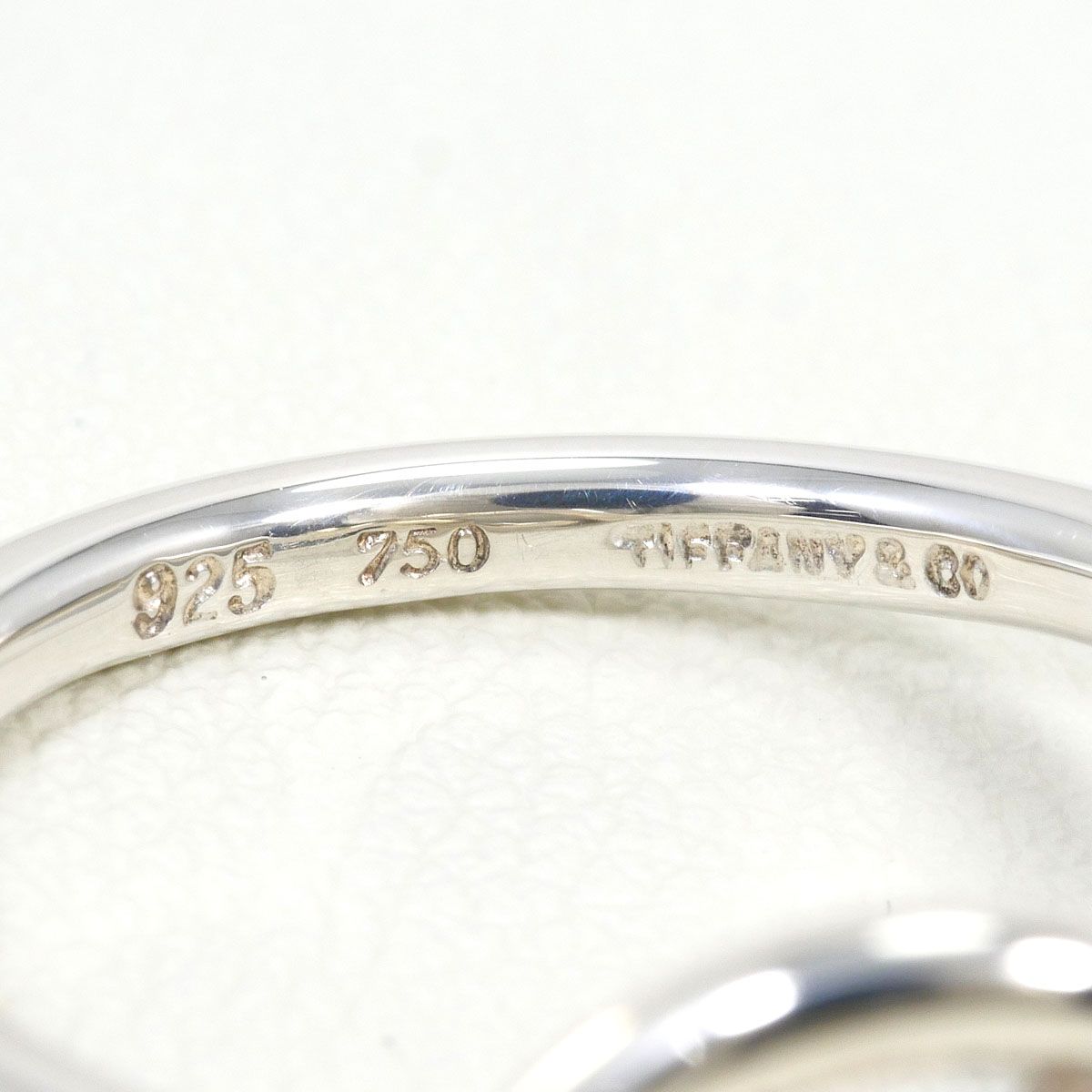 Tiffany & Co Love Knot 18k Yellow Gold 925 Sterling Silver Ring — view 4